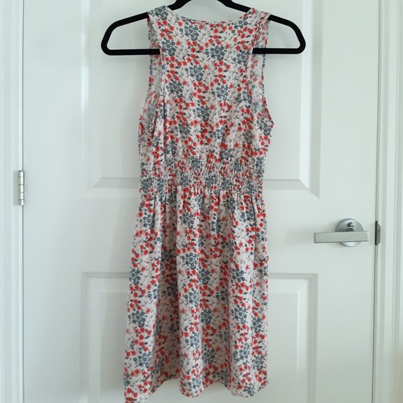 Boho Floral Dress Sleeveless w Pockets S/P - Picture 2 of 8
